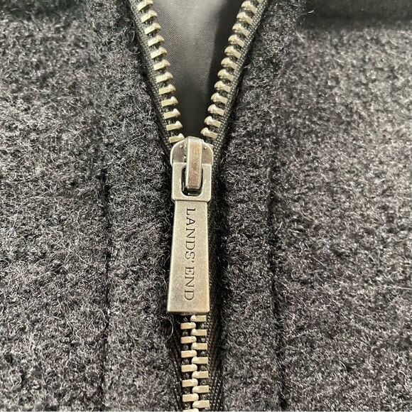 Lands’ End Wool Blend Coat Size 8 - Picture 7 of 13